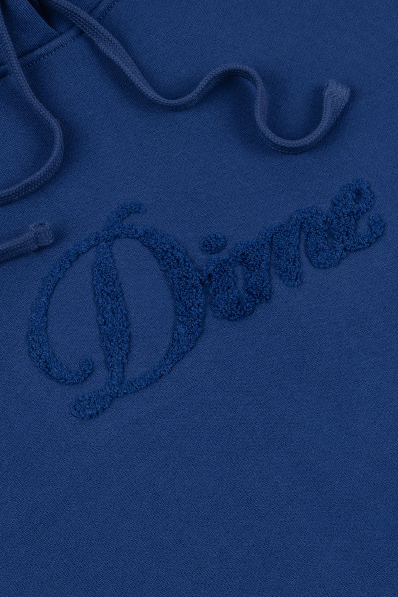 Cursive logo hoodie Midnight navy