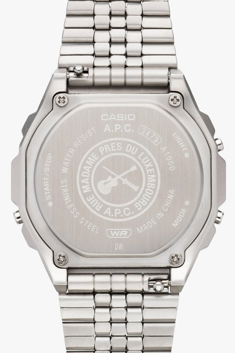 Montre apc x casio Argent