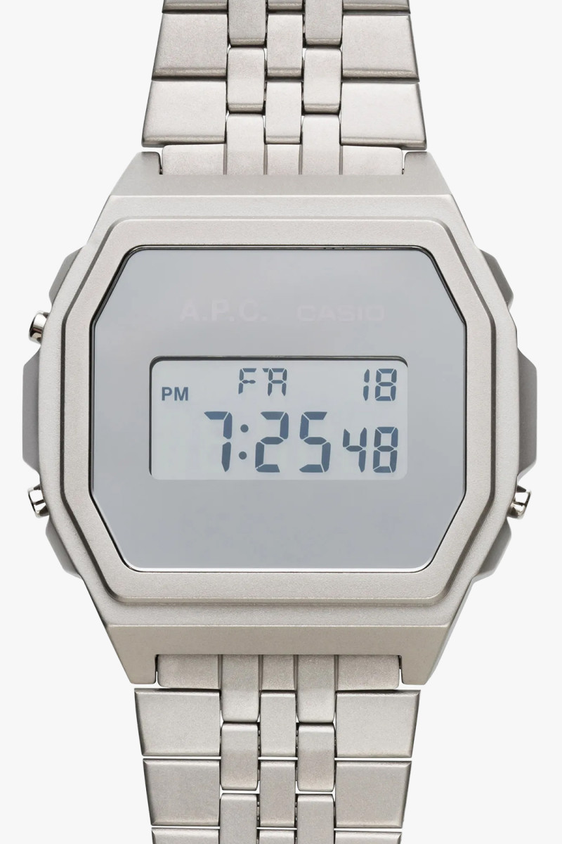 Montre apc x casio Argent