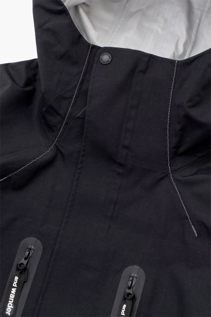 2.5l hiker rain jacket Black