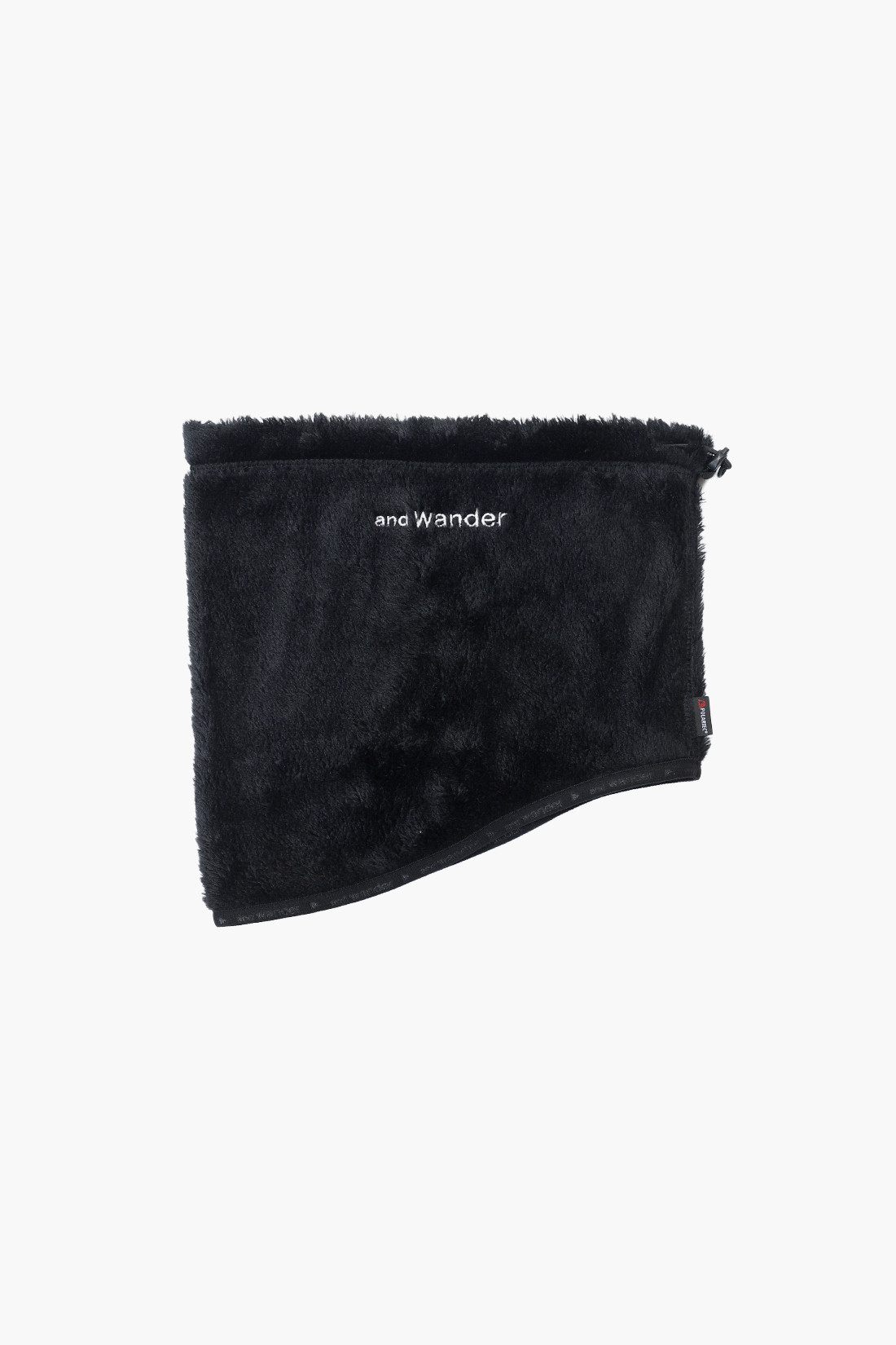 High loft fleece neck warmer Black