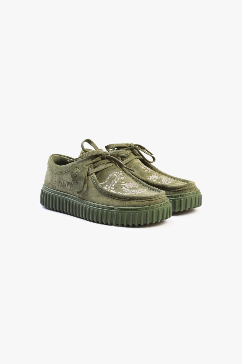 Torhill drgn low Olive suede