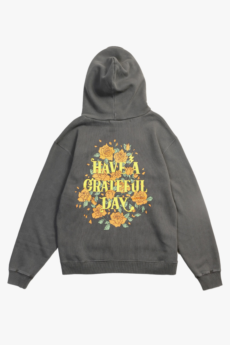 Rose hoodie sweatshirt Black