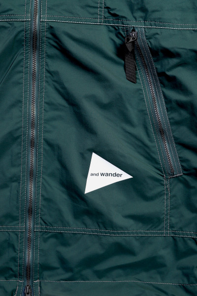 And wander Pertex wind jacket Green - GRADUATE STORE