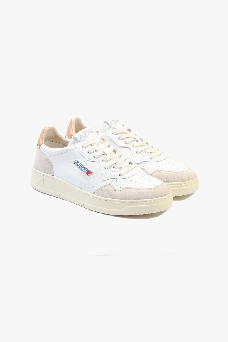 Medalist low ls76 Leat/suede wht/sndst