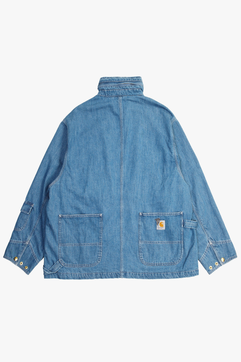 Denim chore coat max Blue stone washed