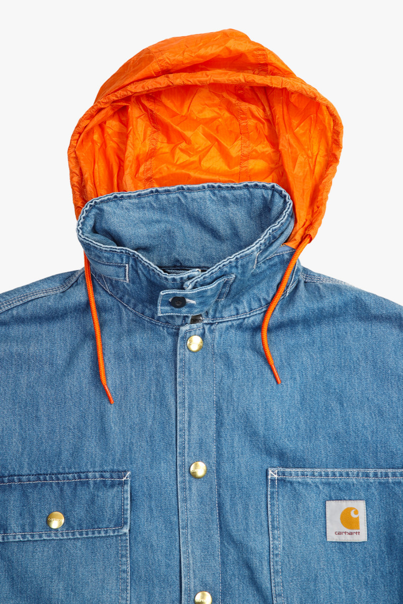 Denim chore coat max Blue stone washed