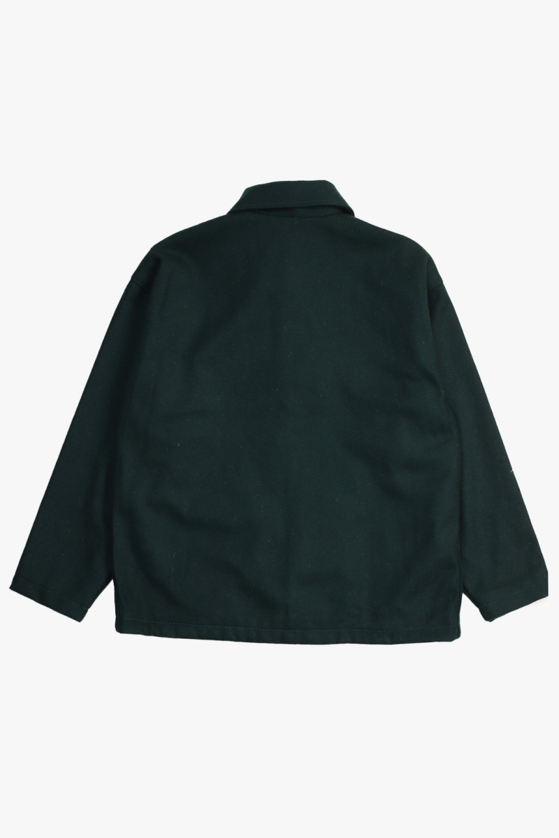 Rose melton jacket Dark green