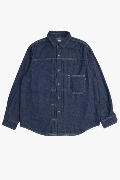 Gohemp Pleats work shirts One wash - GRADUATE STORE