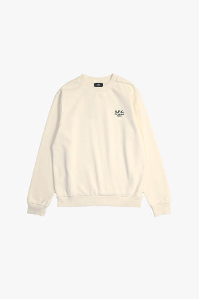 A.p.c. Sweat standard rue madame Ecru/ kaki - GRADUATE STORE