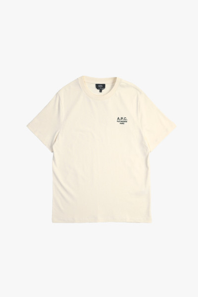 A.p.c. T-shirt standard rue madame Ecru/ kaki - GRADUATE STORE