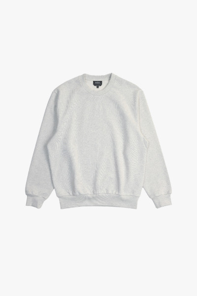 A.p.c. Sweat label h Ecru chine - GRADUATE STORE