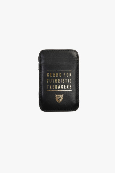 Leather card case Black