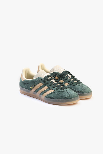 Adidas Gazelle indoor Shadow green/sand - GRADUATE STORE