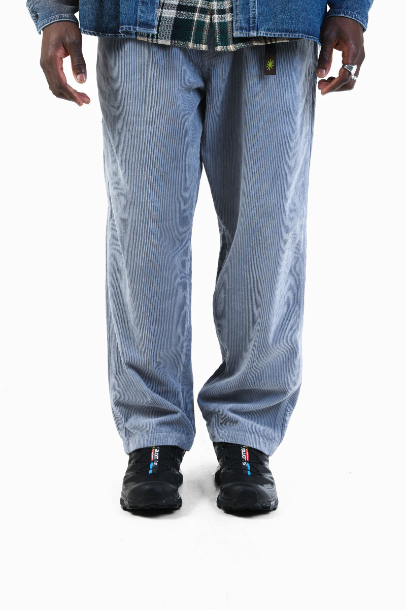 Easy 5 pocket pants cord Blue gray