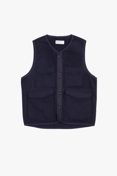 4 pocket gilet melton Navy