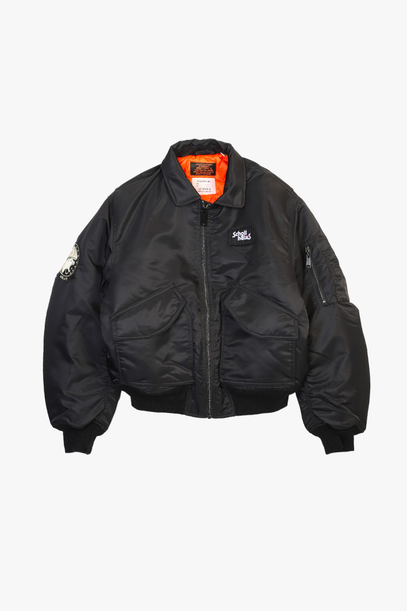 Schott x helas bomber jacket Black