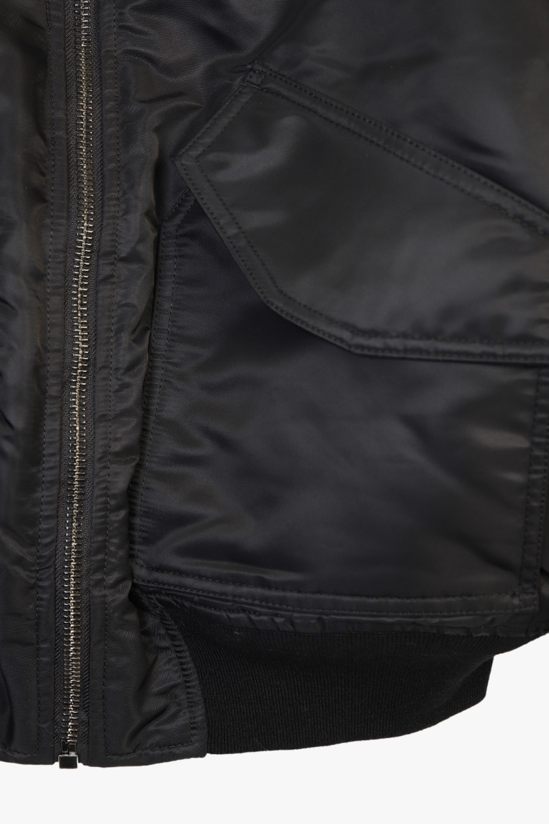 Schott x helas bomber jacket Black