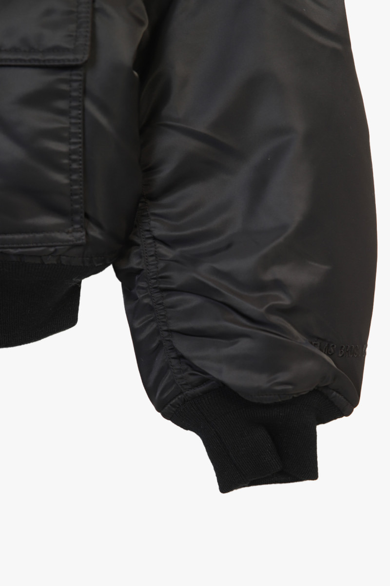 Schott x helas bomber jacket Black