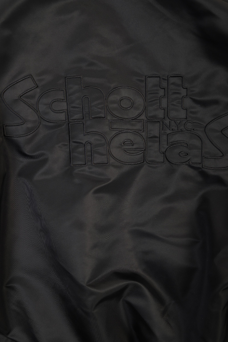 Schott x helas bomber jacket Black