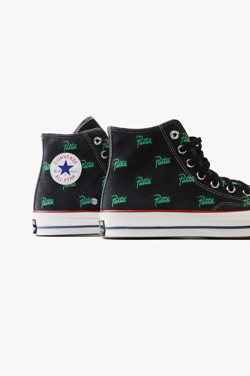 Converse x patta chuck 70 hi Black/green