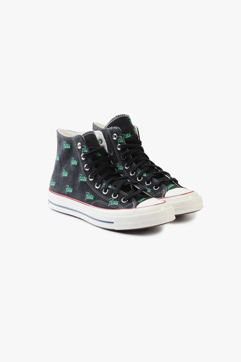 Converse x patta chuck 70 hi Black/green