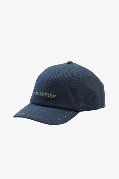 Cotton twill cap Blue