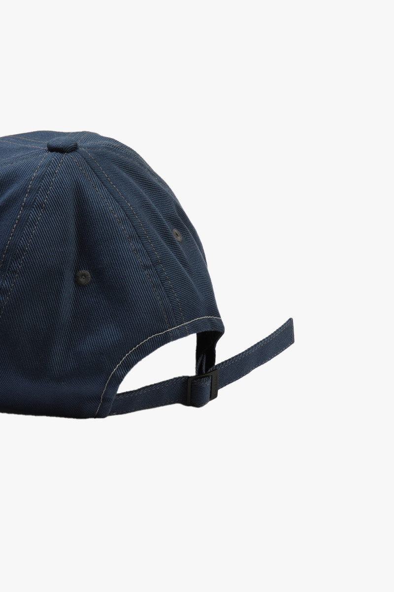 Cotton twill cap Blue