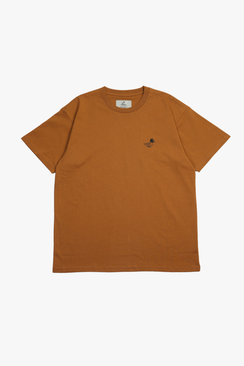 S/s madison duck t-shirt Hamilton brown/black