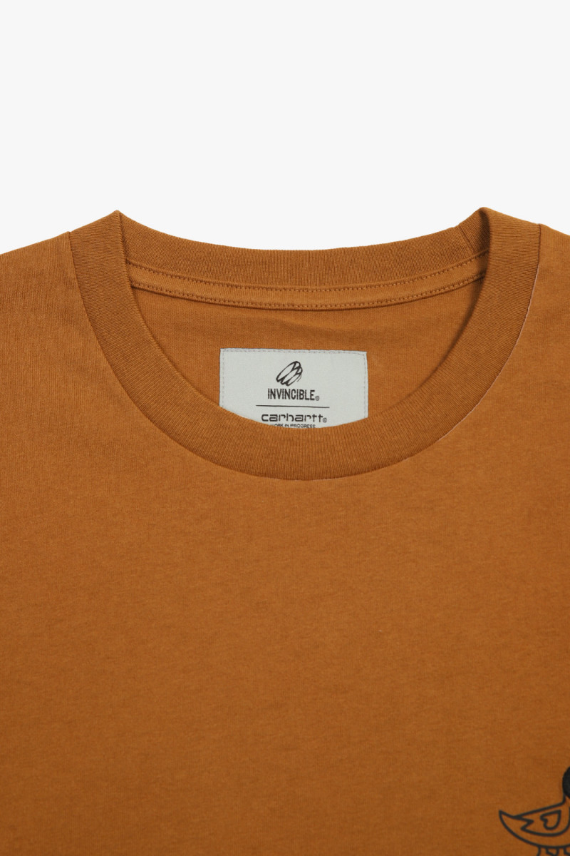 S/s madison duck t-shirt Hamilton brown/black