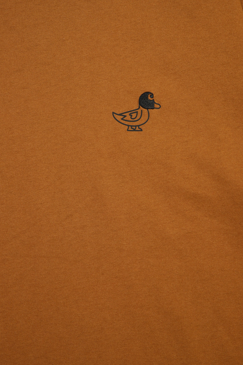 S/s madison duck t-shirt Hamilton brown/black