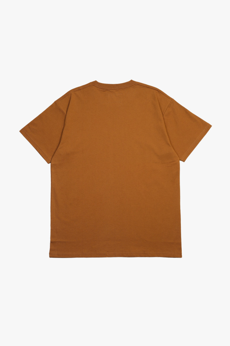 S/s madison duck t-shirt Hamilton brown/black