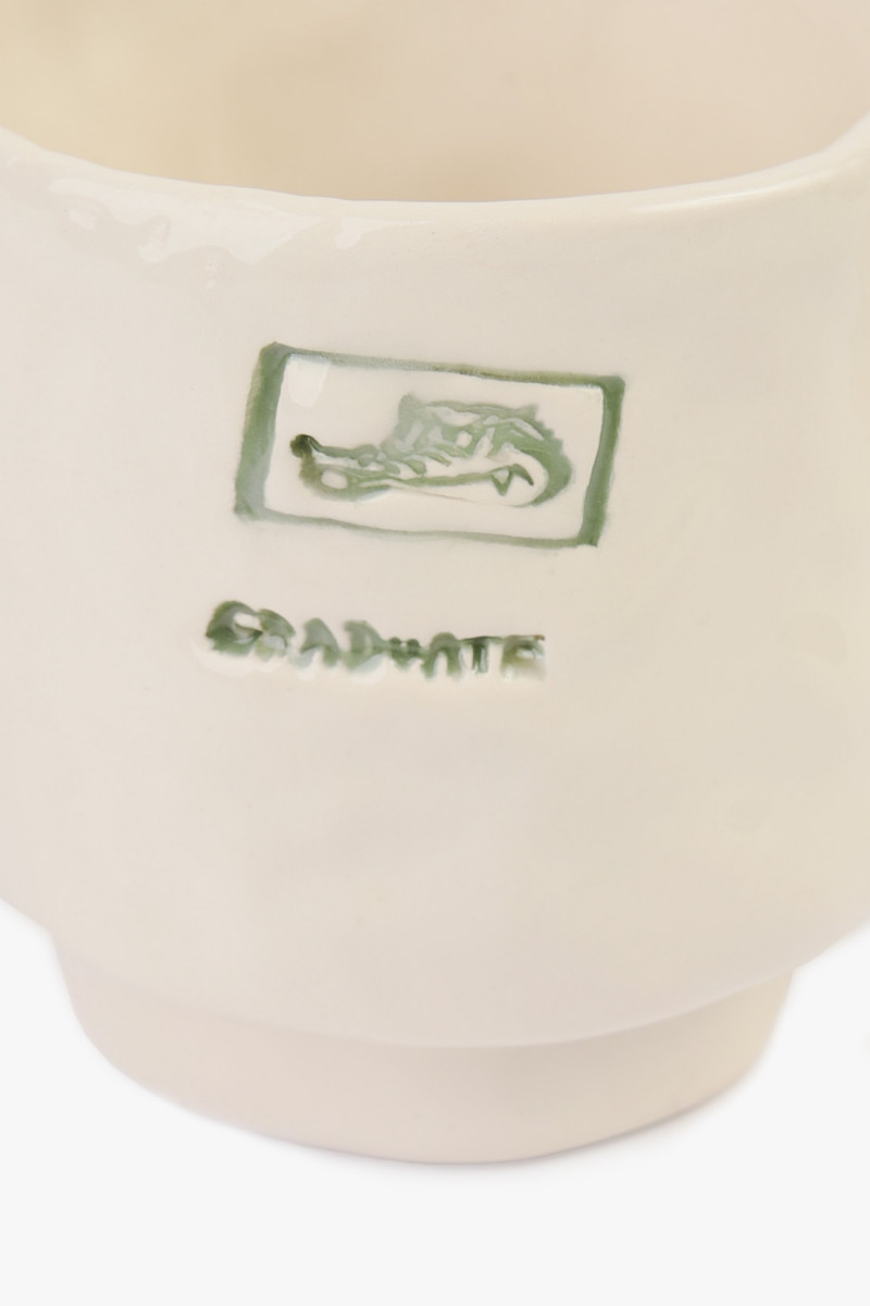 Winter break mini mug White/green