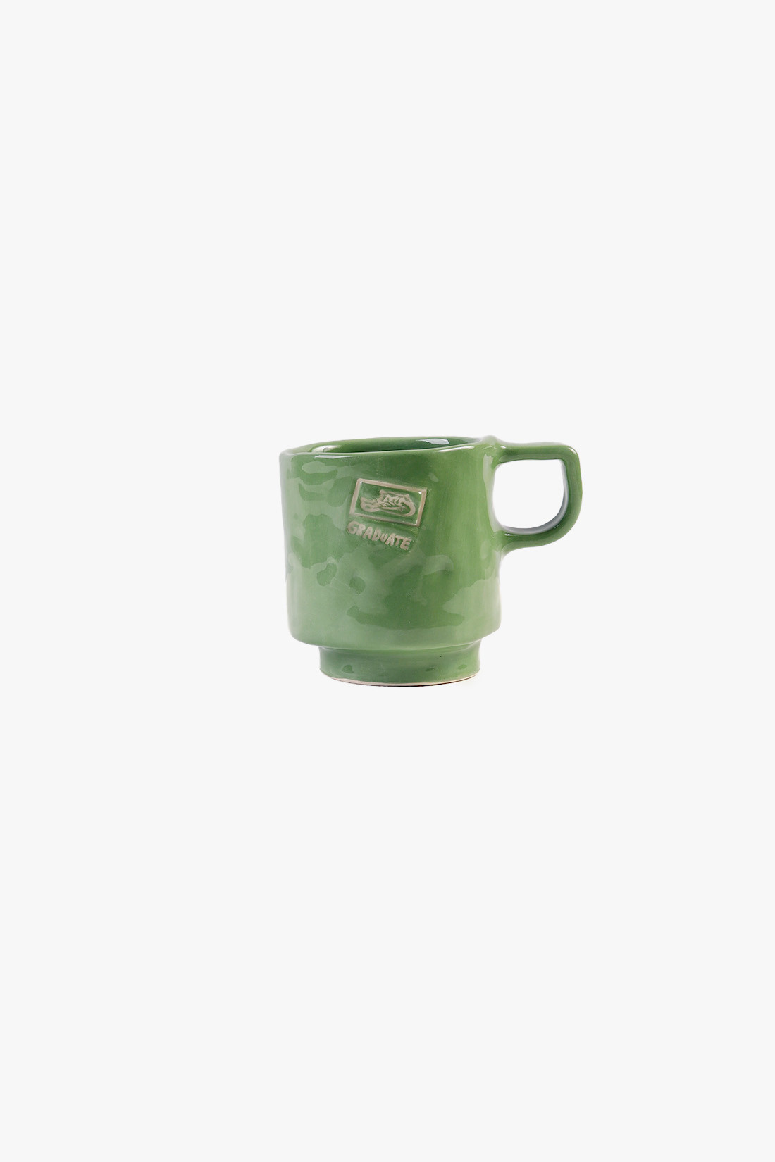 Winter break mini mug Green/white