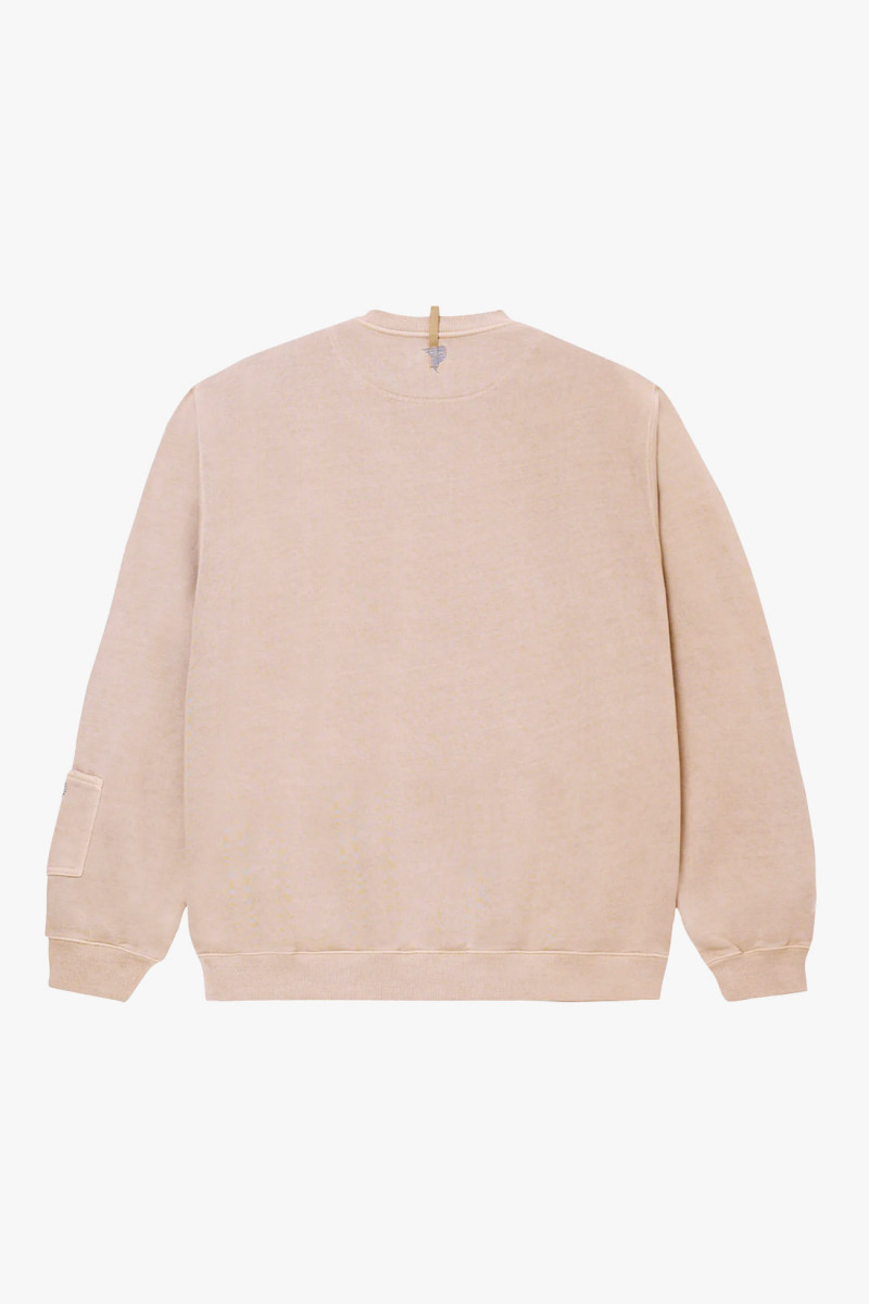 Pigment dyed sweatshirt Simply taupe