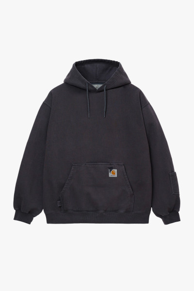 Carhartt x invincible Hooded pigment dyed sweat Soot - GRADUATE ...