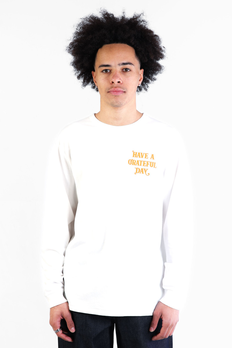 Rose l/s tee White