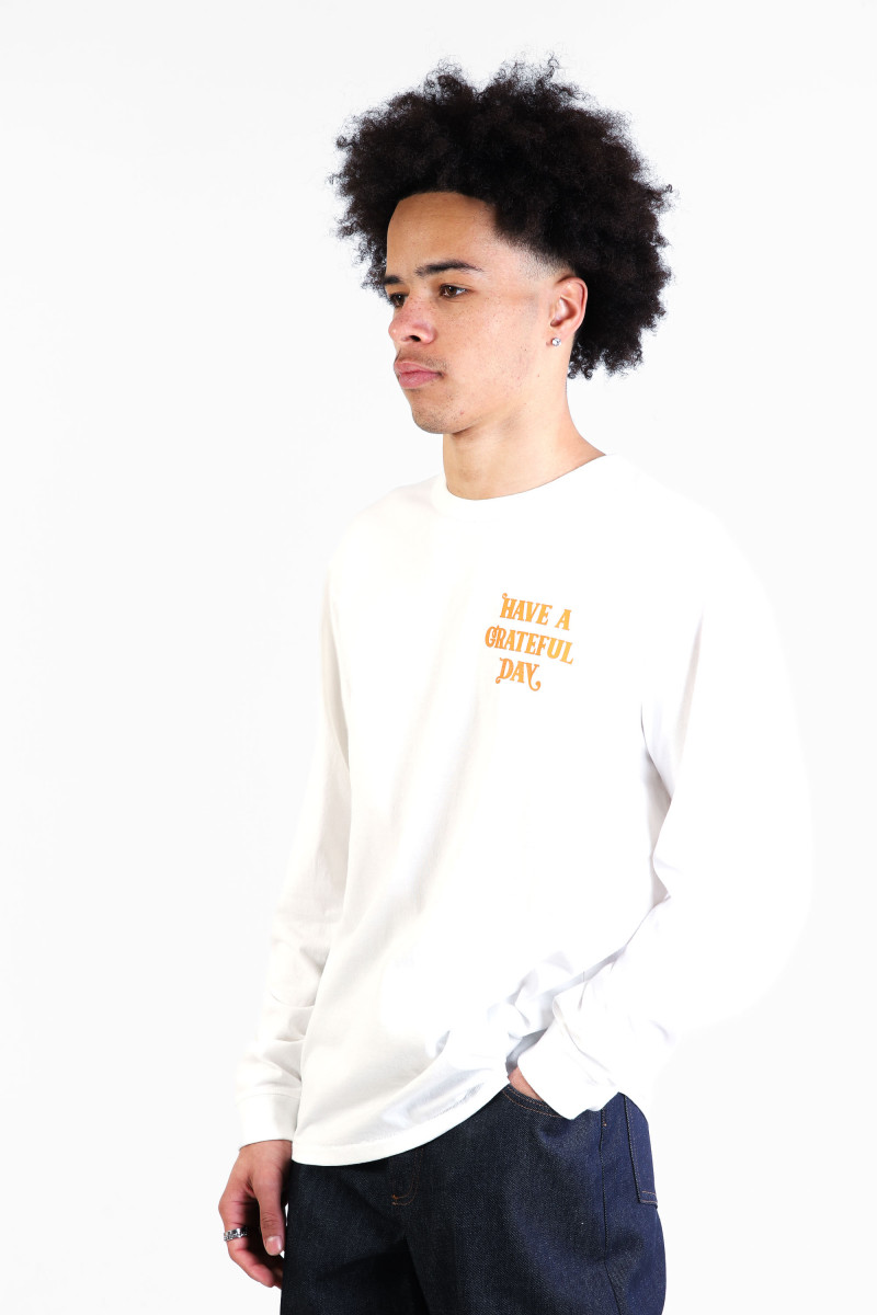 Rose l/s tee White