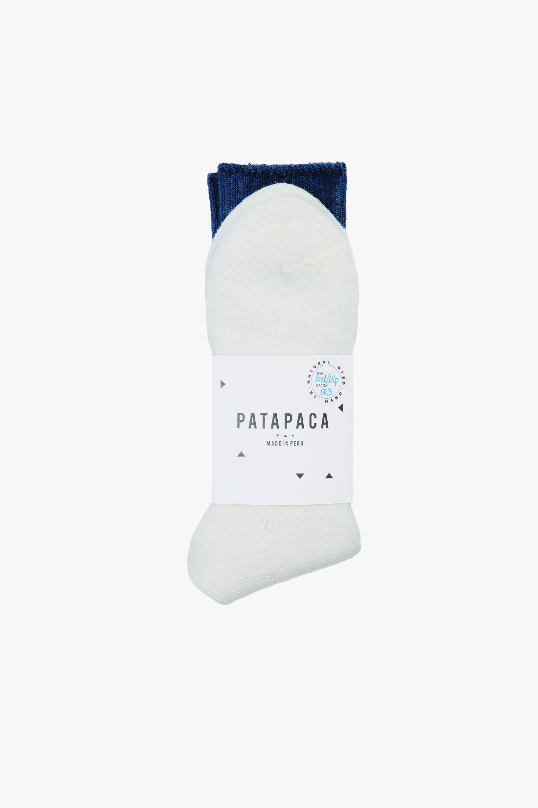 Dip dye socks Indigo