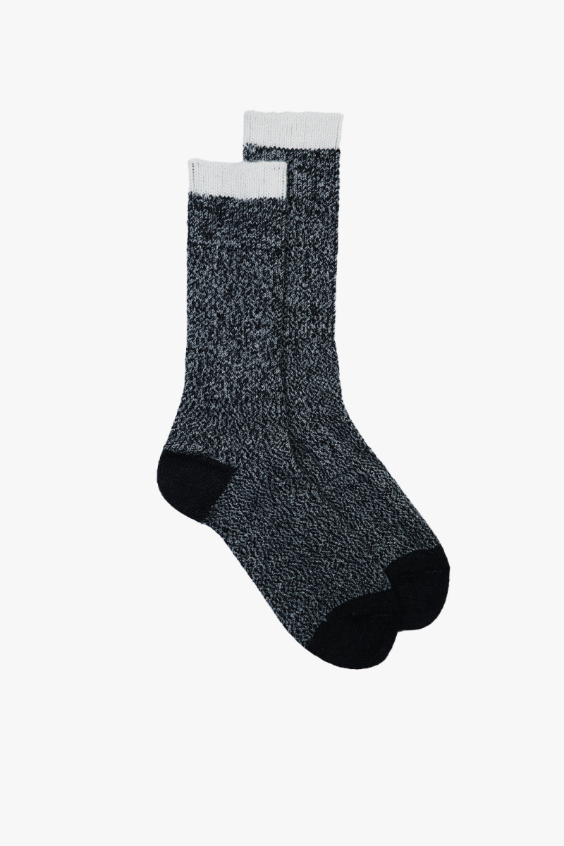 Melange socks Black/ plomo