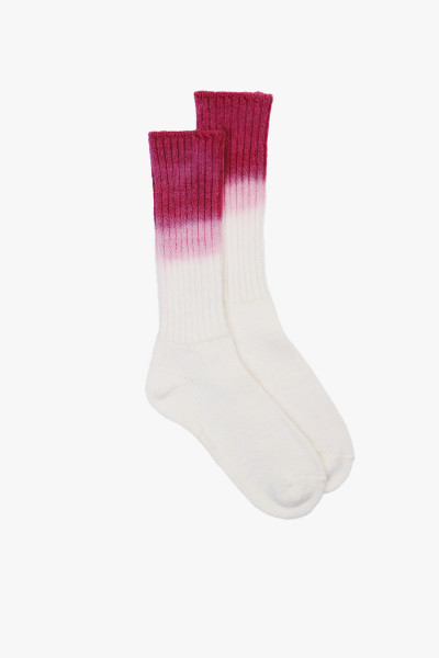 Patapaca Dip dye socks Cochineal - GRADUATE STORE