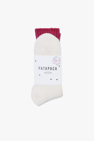 Dip dye socks Cochineal