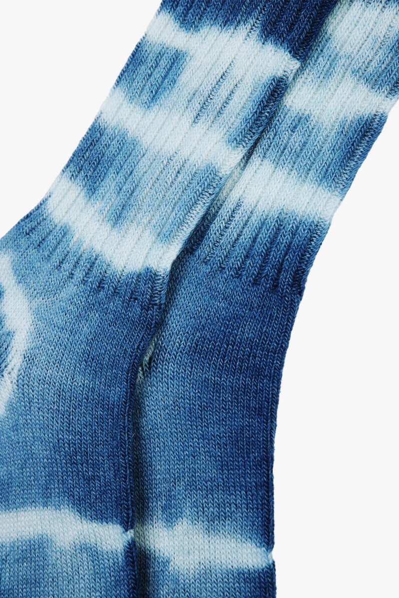 Shibori socks Indigo