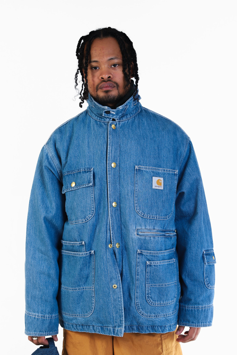 Denim chore coat max Blue stone washed