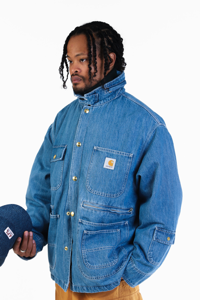 Denim chore coat max Blue stone washed