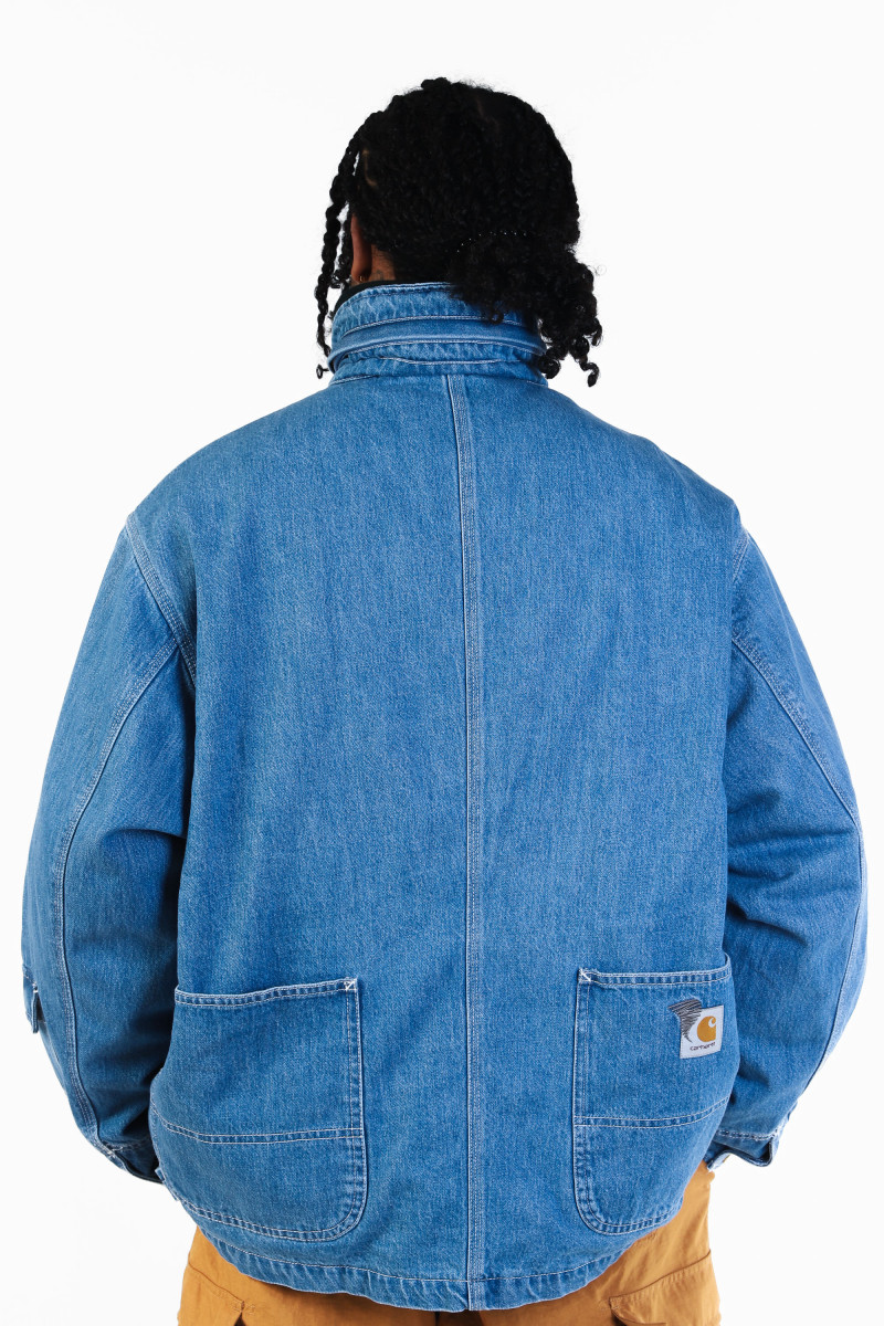 Denim chore coat max Blue stone washed