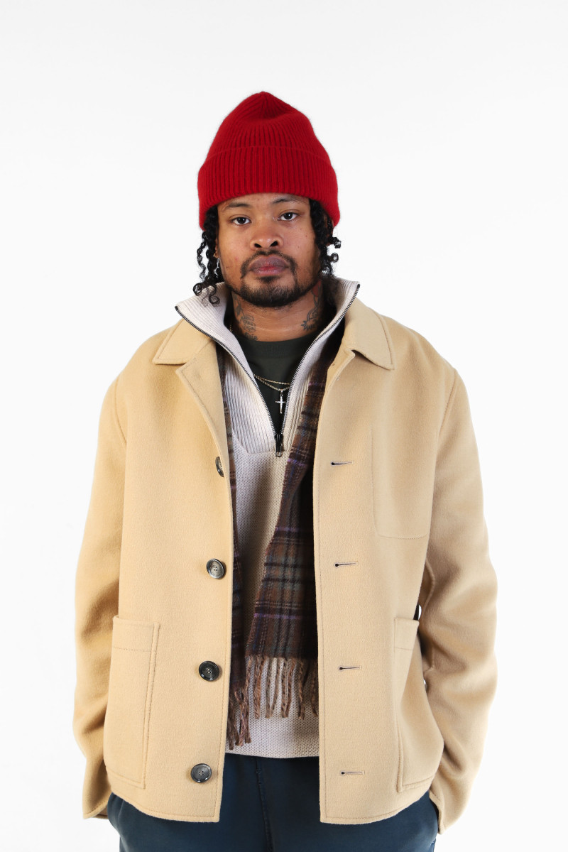 Blouson boule boutonne Sand