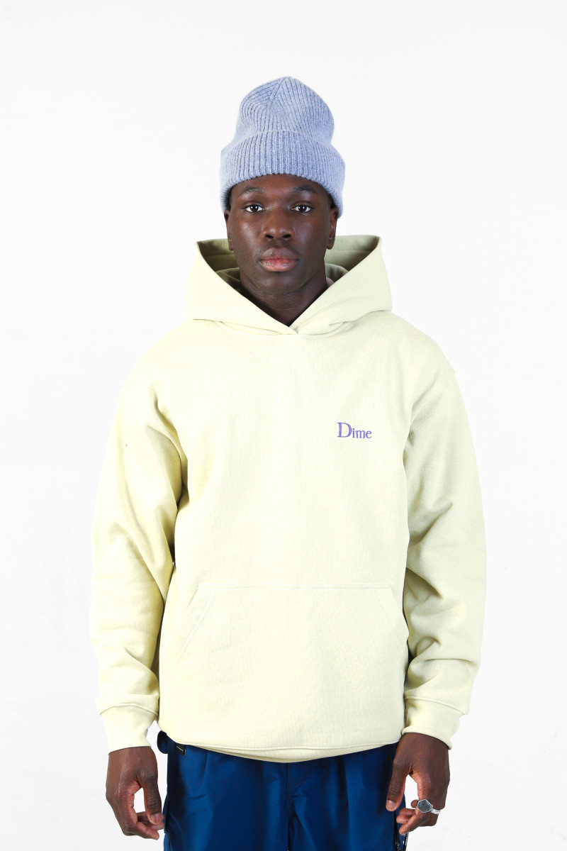 Classic small logo hoodie Light moss