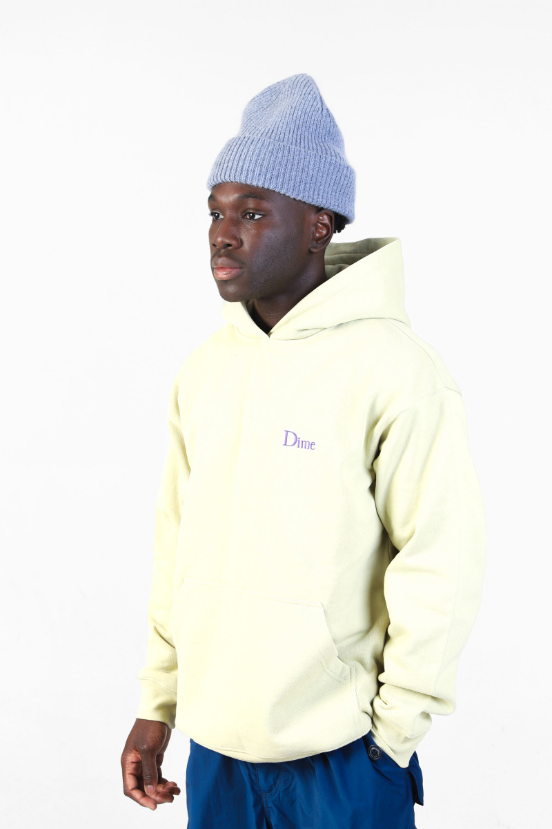 Classic small logo hoodie Light moss