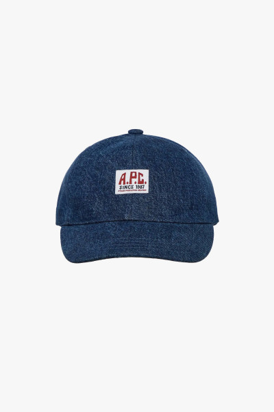 A.p.c. Casquette charlie carpenter Indigo - GRADUATE STORE